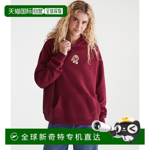 美国奥莱直发 自营 Aeropostale Bunny大套头连帽衫 赤褐色