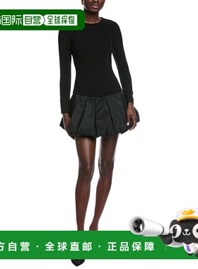 自营Carla Ruiz Mini Dress - black 美国奥莱直发连衣裙