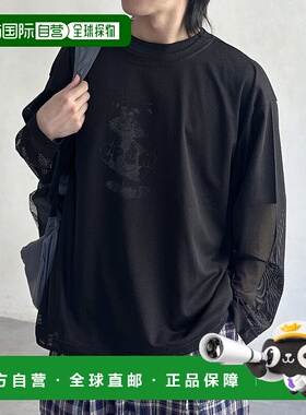 1h可退 日本直邮CPCM 男女通用透气网眼长袖T恤 PGM2051506A0009