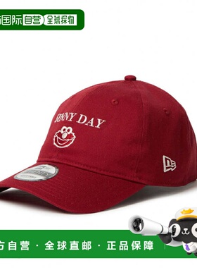 日本直邮NEW ERA 芝麻街 Sunny Day Elmo 棒球帽 [14682615] 红色