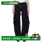 香港直邮off Harness white 1h可退 女士 黑色 长裤 OWCF019C99FA