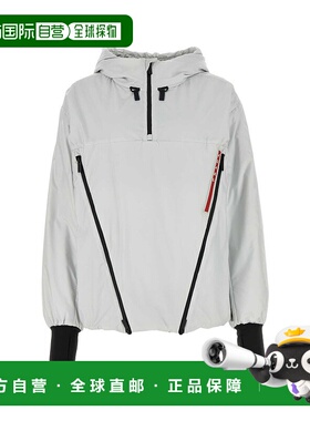 香港直邮PRADA 女士外套 291946S2021YV2F0K74 SS2024 灰色夹克