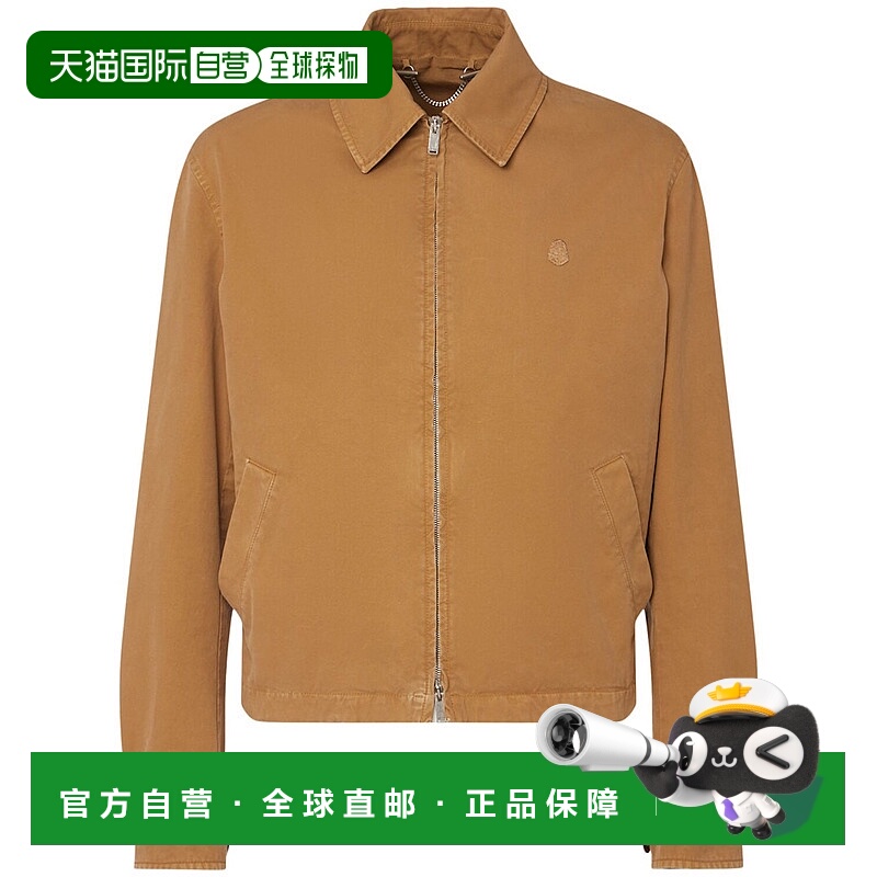 1h可退 香港直邮mcqueen 亚历山大 麦昆 男士 装饰洗水棉质夹克