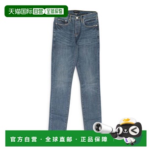 自营purple brandBlue Skinny Vintage Coated Denim - blue 美国