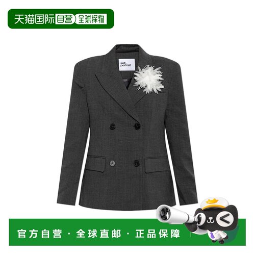 香港直邮SELF-PORTRAIT 女士外套 AW26082JGR0GREY AW2026