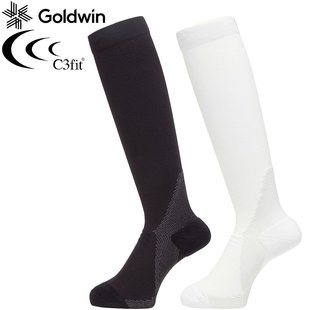 日本直邮Goldwin C3fit 足弓支撑高筒袜男女通用 GC20304