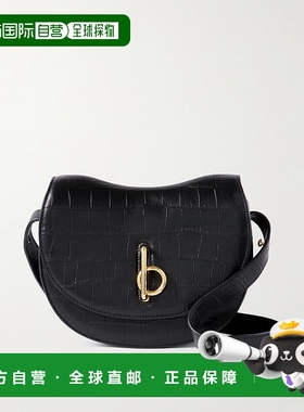 1h可退 香港直邮Burberry 巴宝莉 女士 小號搖馬壓花單肩包 81022