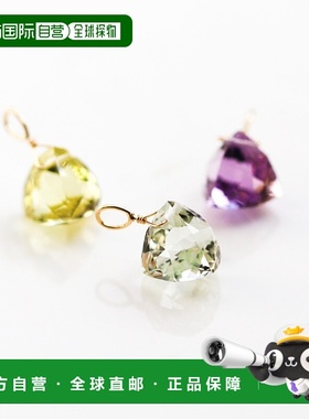 1h可退 日本直邮cui-cuiK18金彩宝吊坠GreenAmethyst712863cuicui