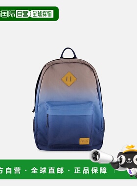 自营 deux par deux儿童双肩包蓝色和米色渐变-蓝色和米色梯度 美