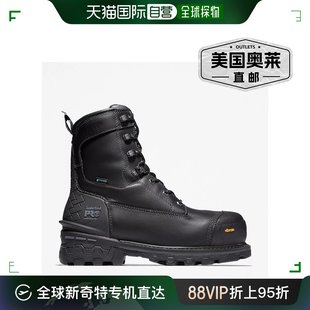 timberland男士 Boondock 英寸复合趾防水工作靴 黑色