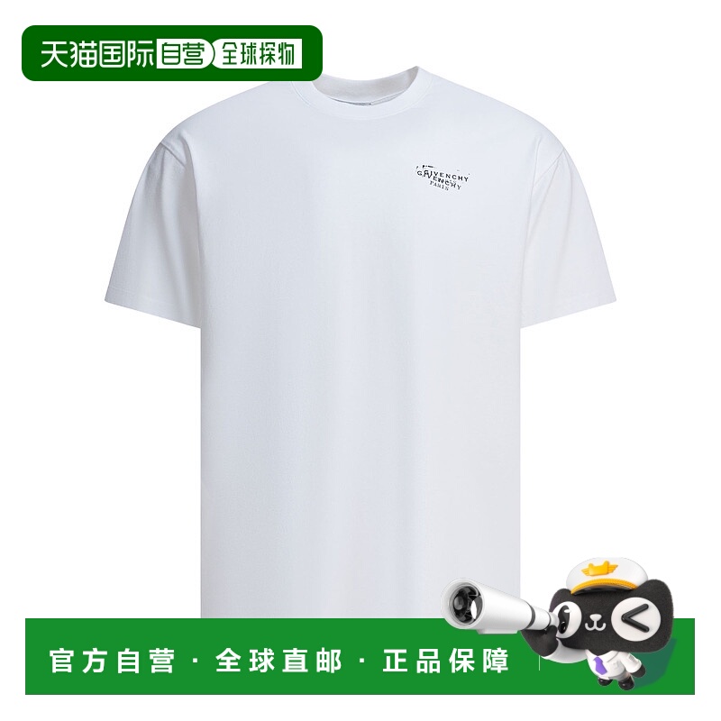 1h可退 香港直邮GIVENCHY 男士T恤 BM71NK3YSA100 CO 白色 T-shir