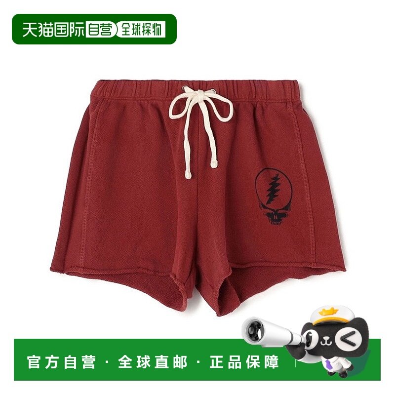 日本直邮JAMES PERSE GRATEFUL DEAD图形印花抽绳短裤 [JA6270EW0