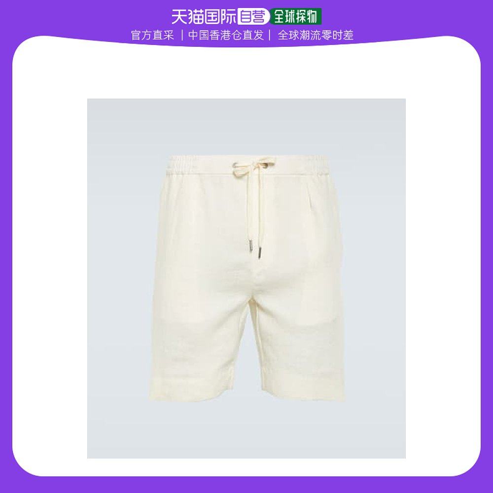 香港直邮潮奢 Polo Ralph Lauren 男士亚麻短裤