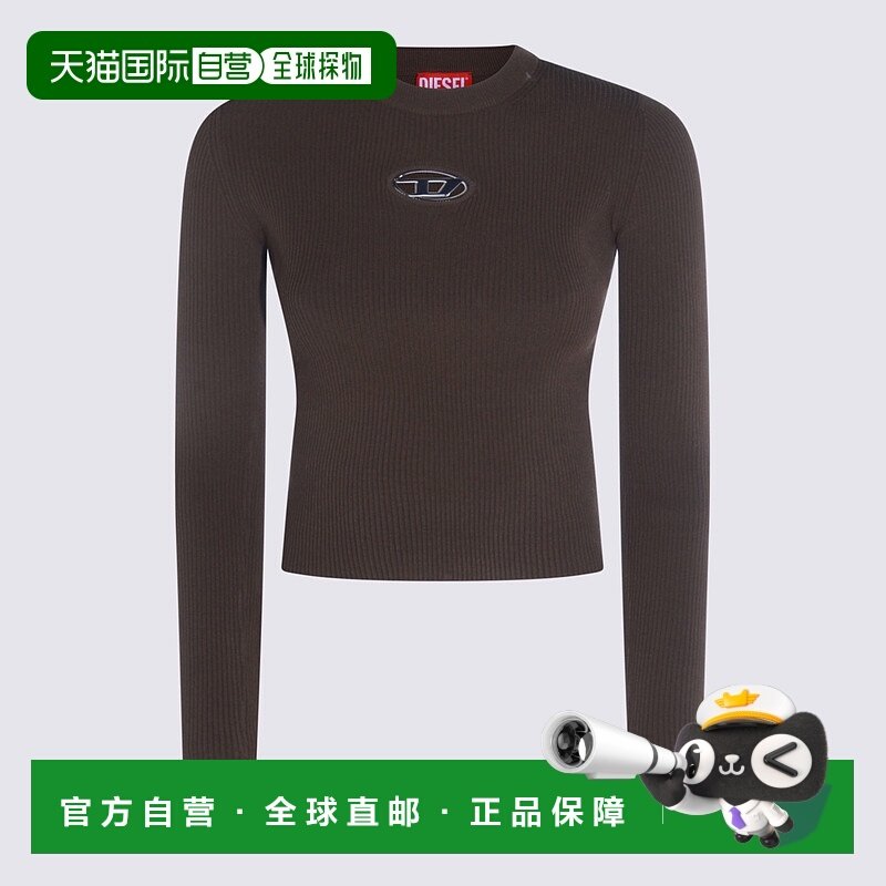香港直邮DIESEL 女士针织衫 A153280DLAX5FP AW2025 棕色 Top