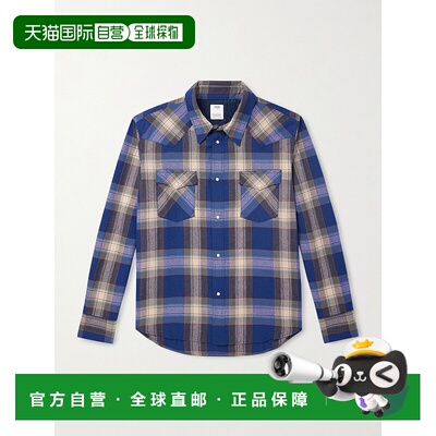 1h可退 Visvim 维斯维木 男士 Four Corners 格纹羊毛亚