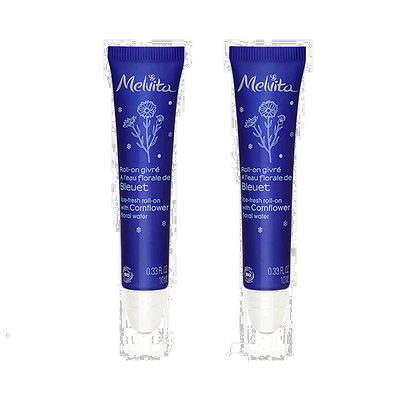 欧洲直邮Melvita蜜葳特矢车菊舒缓眼部精华露10mlx2支装情人正品
