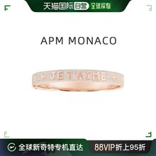 自营｜apm monaco 通用 手镯玫瑰金金色首饰饰品镀金