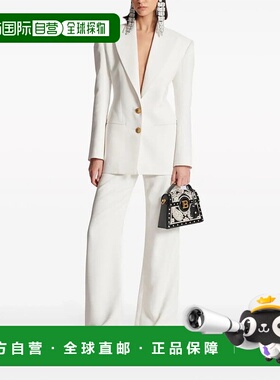 香港直邮BALMAIN 女士西服 CF1SE055VE170FA AW2024白色西装外套