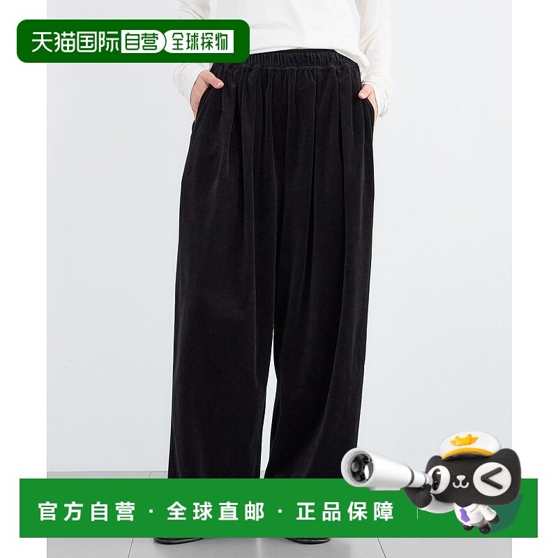 1h可退 日本直邮BARNYARDSTORM 女装 宽松弹力灯芯绒裤 易打理可