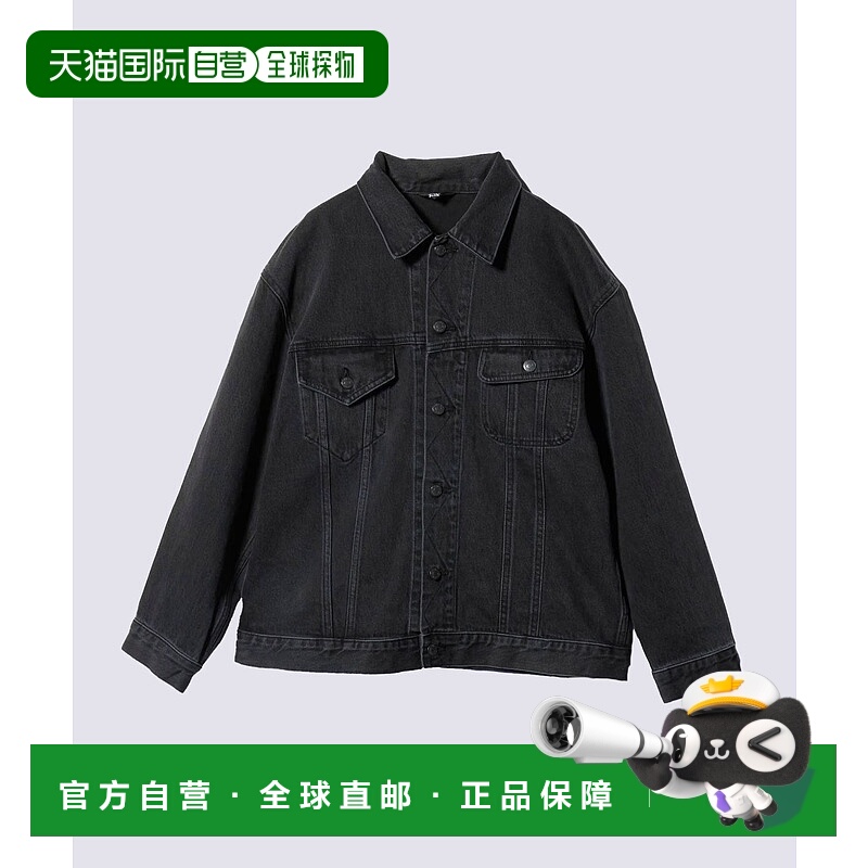 1h可退 日本直邮WESTOVERALLS男装宽松经典丹宁夹克 大翻 flap银