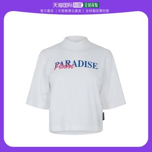 女士Paradise Ld99 Palm 棕榈树印花短款 T恤 Angels 香港直邮潮奢