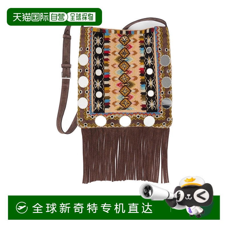 1h可退 香港直邮VALENTINO 男士斜挎包 YB0R33VVBRCB AW2025 棕色