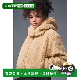 纯色休闲可脱卸帽绒感外套 香港直邮alo SHERPA系列 FOXY 女 yoga