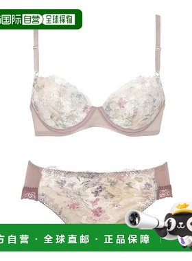 日本直邮Wing 胸罩短裤套装 [W08303EW01489] 内衣套装