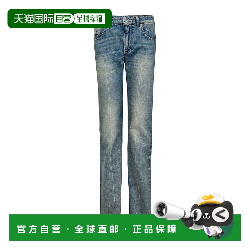 1h可退 香港直邮ALEXANDER MCQUEEN 女士牛仔裤 AMQ7FC36BLUE SS2