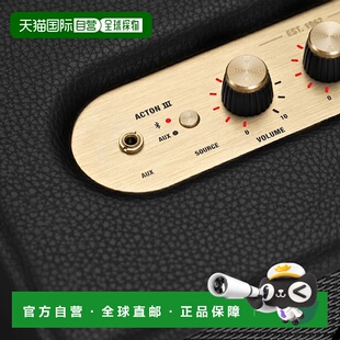 欧洲直邮 Marshall马歇尔ACTON3代无线蓝牙HIFI音箱摇滚音响新款