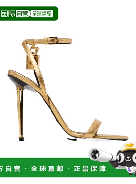 1h可退 香港直邮Tom Ford 挂锁尖头裸跟凉鞋 W2272LSP014G高跟