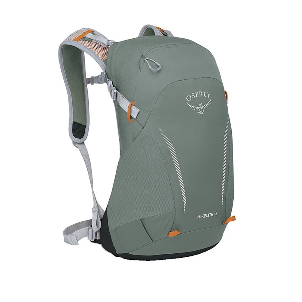 Osprey小鹰HIKELITE 18骇客系列登山包户外背负双肩包 松叶绿