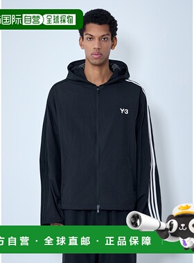 1h可退 香港直邮Y-3 男士 高科技连帽夹克 KF1085 black黑色 舒适