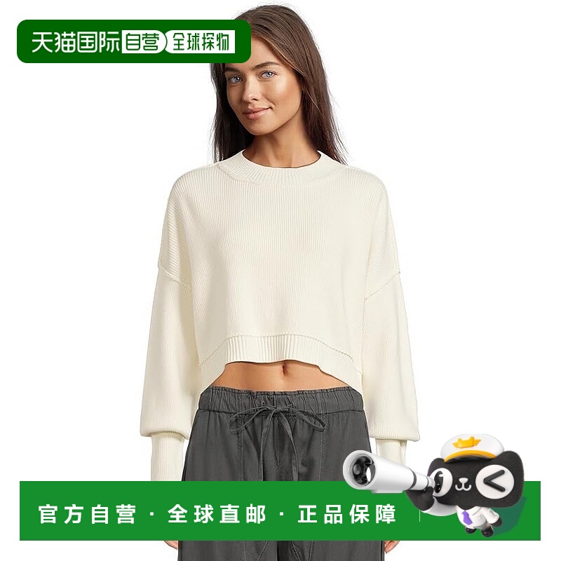 自营Free People Easy Street Sweater Women  Moonglow Ribbed K