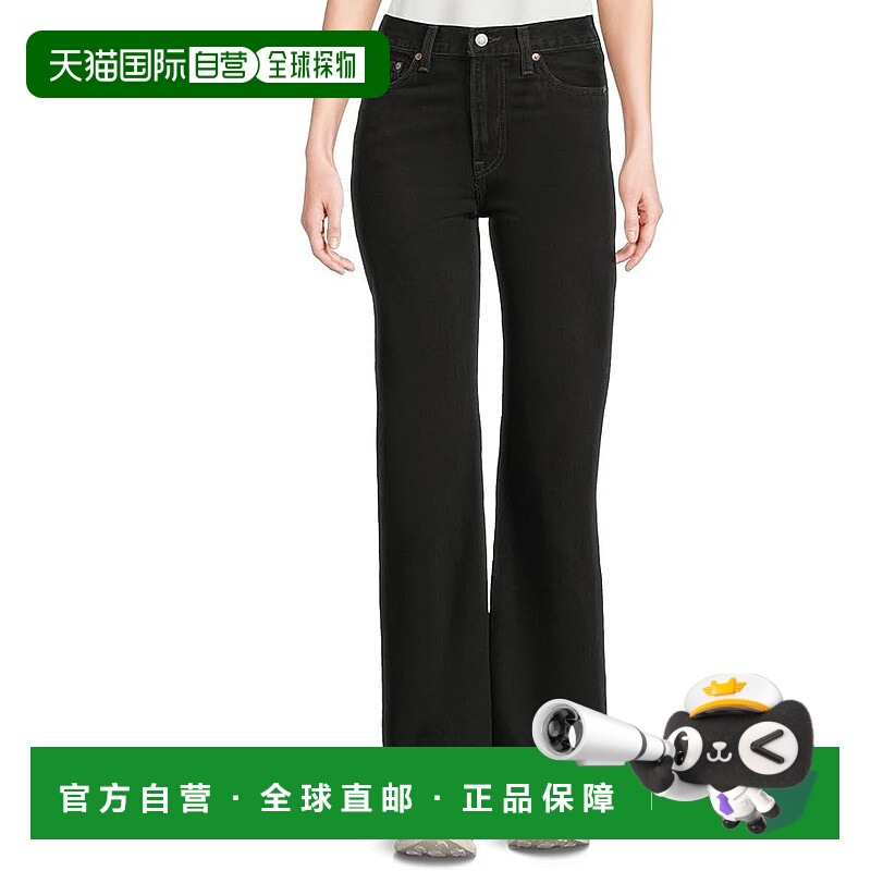 自营Levi's Ribcage Jeans Women's Rosie Posie Denim Dark Wash