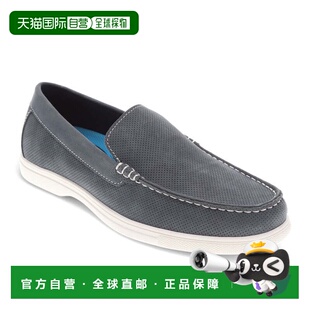 自营 Dockers男式班克罗夫特真皮休闲便鞋-海军蓝 美国奥莱直发