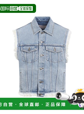 香港直邮VALENTINO 男士马甲 6V3DN31VALF508DENIMBLULAVCHIARO