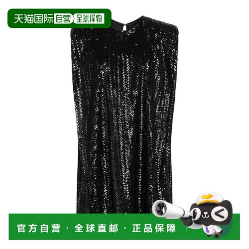 1h可退 香港直邮GOLDEN GOOSE 女士 夏装连衣裙 black黑色 舒适时