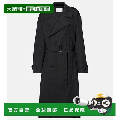 1h可退 香港直邮The Frankie Shop 女士 Bleecker 格子风衣