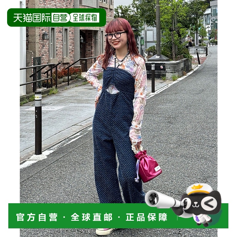 日本直邮HELLO.SANFRANCISCO 女士牛仔布挂脖连体裤 CPZ10A2203A0