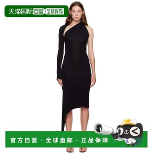 黑色 女士 One Shoulder Jersey 1h可退 Crepe 香港直邮Courreges