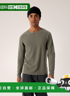 欧洲直邮Arc'teryx（始祖鸟）男士 Hallam 美利奴羊毛圆领上衣