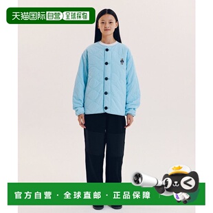 COLLARLESS DAN QUILTING JACKET 韩国直邮YALE SKY EMBROIDERY