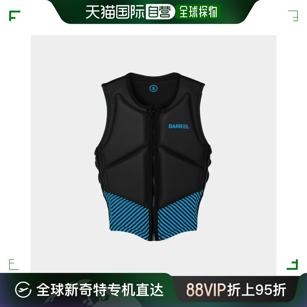 韩国直邮BARREL女士游泳救生衣REVERSIBLE WAKE VEST BLACK/BLUE