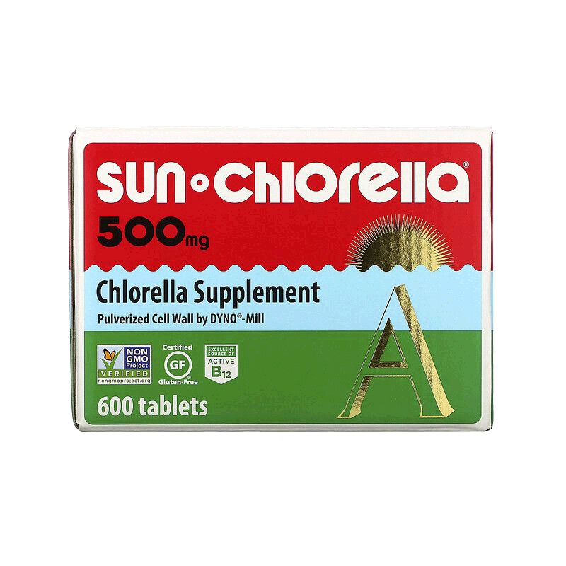 香港直發(fā)Sun Chlorella小球藻片劑健康美味促進消化吸收600片