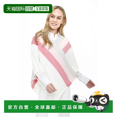 自营incashmereCotton Cashmere Blend Color Blocked Topper - p