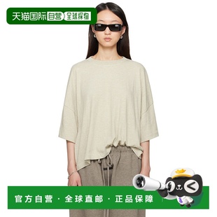 女士 米色 Boxy 1h可退 恤 Essentials 125SP2558 香港直邮潮奢