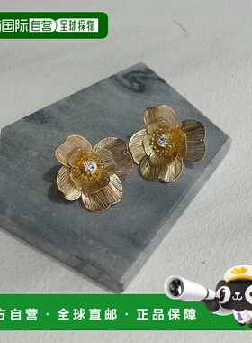 1h可退 日本直邮Dorry Doll 女士立体花朵耳环配饰 25417新款