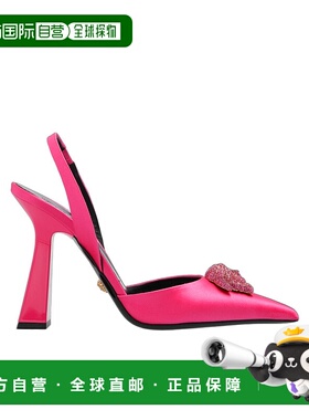 香港直邮Versace 尖头高跟鞋 10012071A00619范思哲水晶单鞋