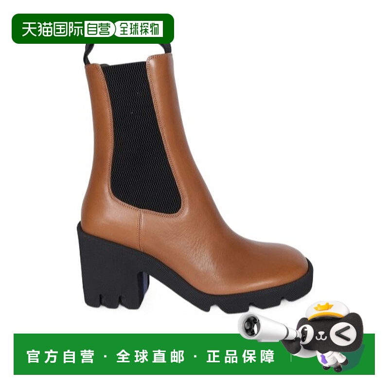 1h可退 香港直邮BURBERRY 女士高跟鞋 80925831 AW2024 棕色 Stri